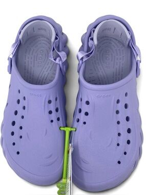 Crocs Echo Clog Mystic Purple 7m/9w Unisex Slip On Casual Sandal
